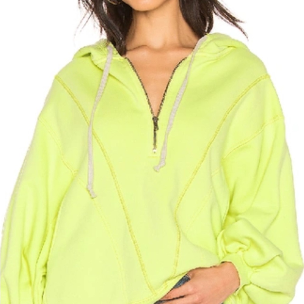 Free People Yellow Hoodie